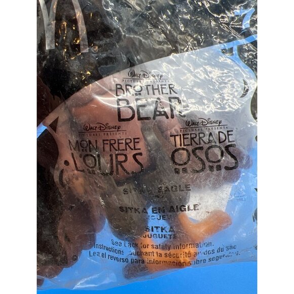 Disney McDonalds Brother Bear Sitka Eagle Toy In Original Polybag - Picture 5 of 6